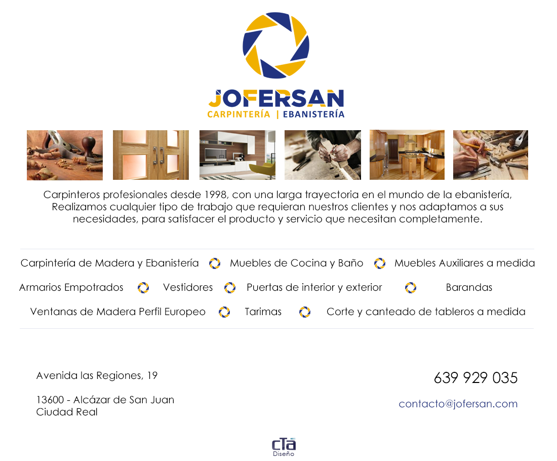 Jofersan - Carpintería, Ebanistería